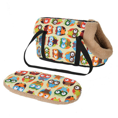 Cărucior pentru câini pentru câini de talie mică, pisici, portabil, lateral moale, Yorkshire, rucsac de iarnă, fleece, cățeluș, geantă de transport pentru animale de companie.