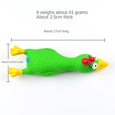 Rață din latex Articole drăguțe pentru animale de companie Jucării pentru câini pentru pisici Material creativ din latex Accesorii pentru câini Jucării pentru animale de companie în formă de pui Rezistent la mușcături