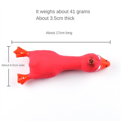 Rață din latex Articole drăguțe pentru animale de companie Jucării pentru câini pentru pisici Material creativ din latex Accesorii pentru câini Jucării pentru animale de companie în formă de pui Rezistent la mușcături