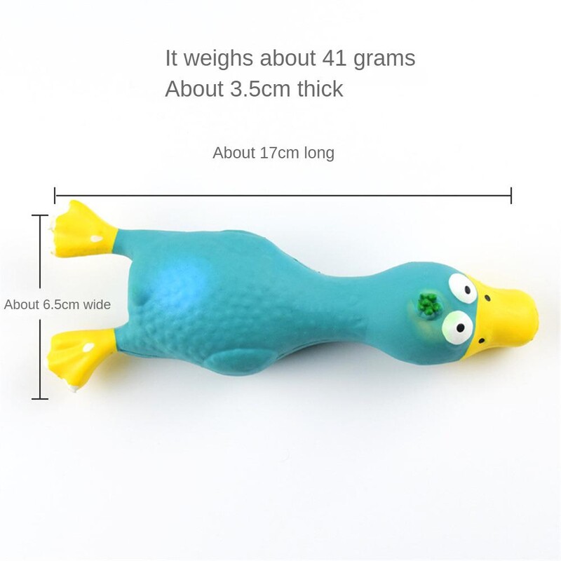 Rață din latex Articole drăguțe pentru animale de companie Jucării pentru câini pentru pisici Material creativ din latex Accesorii pentru câini Jucării pentru animale de companie în formă de pui Rezistent la mușcături