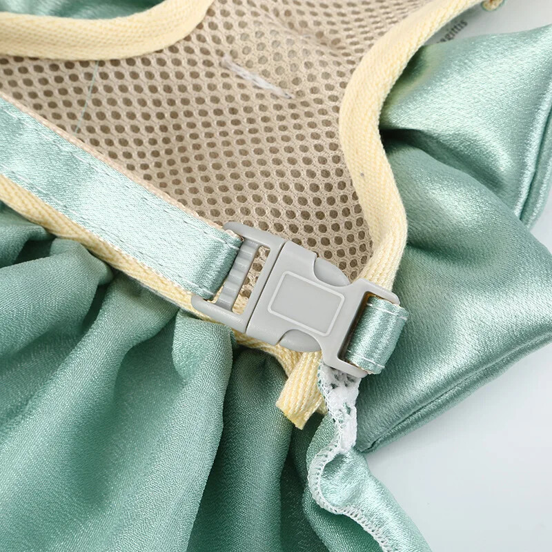 Luksuzna haljina za pojas za mačke, dizajn velikih mašni, odjeća za mačke, podesivi set za pojas za kućne ljubimce i povodac za mačke, male pse, yorkija pudla