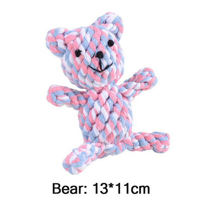 Šuniukų kramtomieji žaislai mažiems dideliems šunims Dantų valymo žaislas Rankų darbo medvilninės virvės morkos formos žaislas naminiams gyvūnėliams lauko pramogų dresūros reikmenys