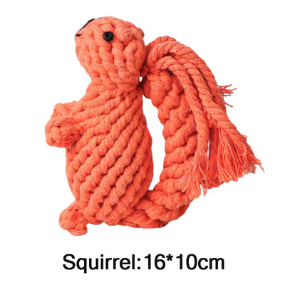 Šuniukų kramtomieji žaislai mažiems dideliems šunims Dantų valymo žaislas Rankų darbo medvilninės virvės morkos formos žaislas naminiams gyvūnėliams lauko pramogų dresūros reikmenys