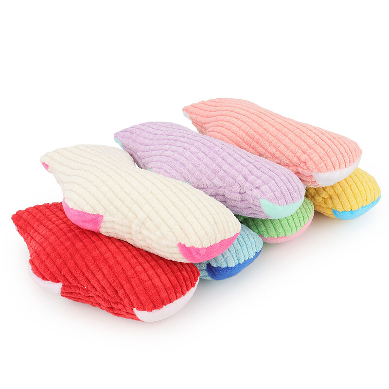 Jauka zeķu maza suņa čīkstošā rotaļlieta BB plīša mājdzīvnieka kucēna kaķa košļājama čīkstošā rotaļlieta