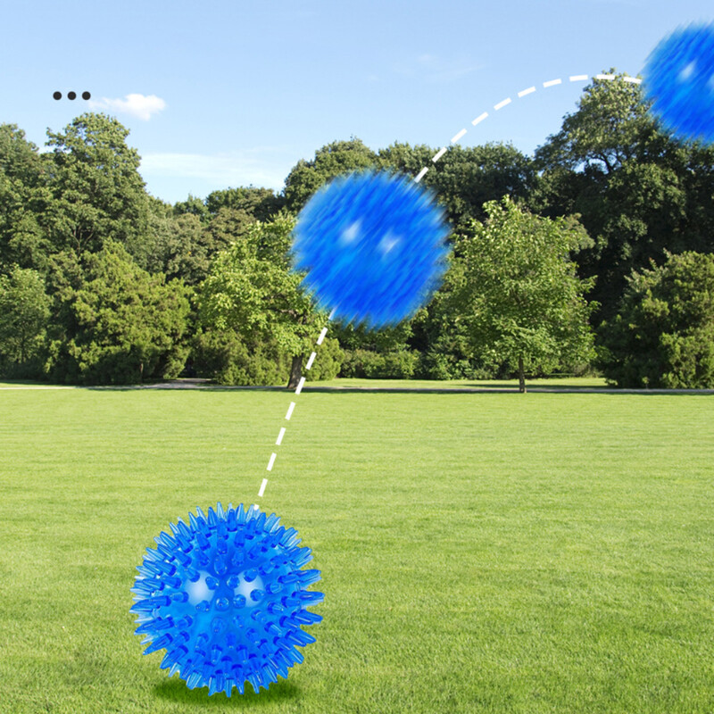 Naminių šunų žaislai Kačių šuniukas Skambantis žaislas girgždantis dantų valymo kamuolys TPR mokymas naminių gyvūnėlių dantims kramtomas žaislas spygliuočių kamuoliukai naminių gyvūnėlių priedai