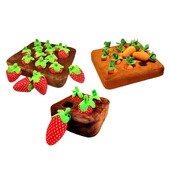 Câine Căpșuni Jucărie de plus Animal de companie Puzzle interactiv Jucărie creativă Puzzle pentru câini