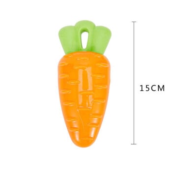 Dog Toys Voice Pet Resistant to Bite Molar Teeth Cleaning Διαδραστικό καρότο καλαμπόκι μελιτζάνα λαχανικά Perros Chew Toys