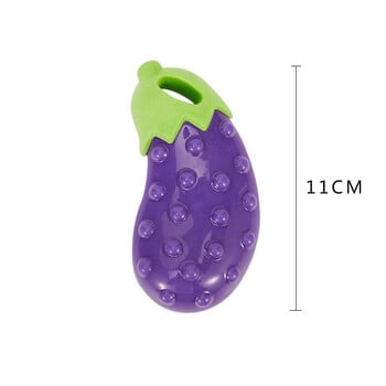 Dog Toys Voice Pet Resistant to Bite Molar Teeth Cleaning Διαδραστικό καρότο καλαμπόκι μελιτζάνα λαχανικά Perros Chew Toys