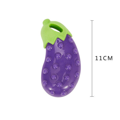 Jucării pentru câini Voce pentru animale de companie Rezistente la mușcătură Molari Curățarea dinților Interactiv Morcov Porumb Vinete Legume Perros Jucării de mestecat