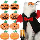 4/1 ks Halloween tekvica hračka pre psov zábavná tvár ducha hryzenie domácich zvierat plyšová loptička na brúsenie zubov domácich zvierat môže vydávať zvuky hračka na výcvik psov