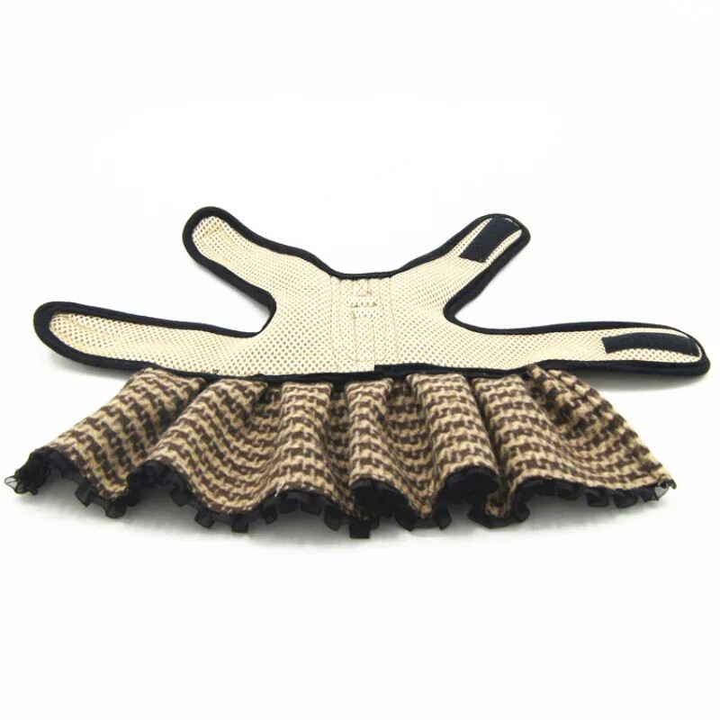 Žieminė šunų suknelė, petnešėlė Sijonas šuniui pavadėlis šuniuko kostiumai Jorkšyro Pomeranijos šnauceris pudelis mopsas Prancūzų buldogo drabužiai