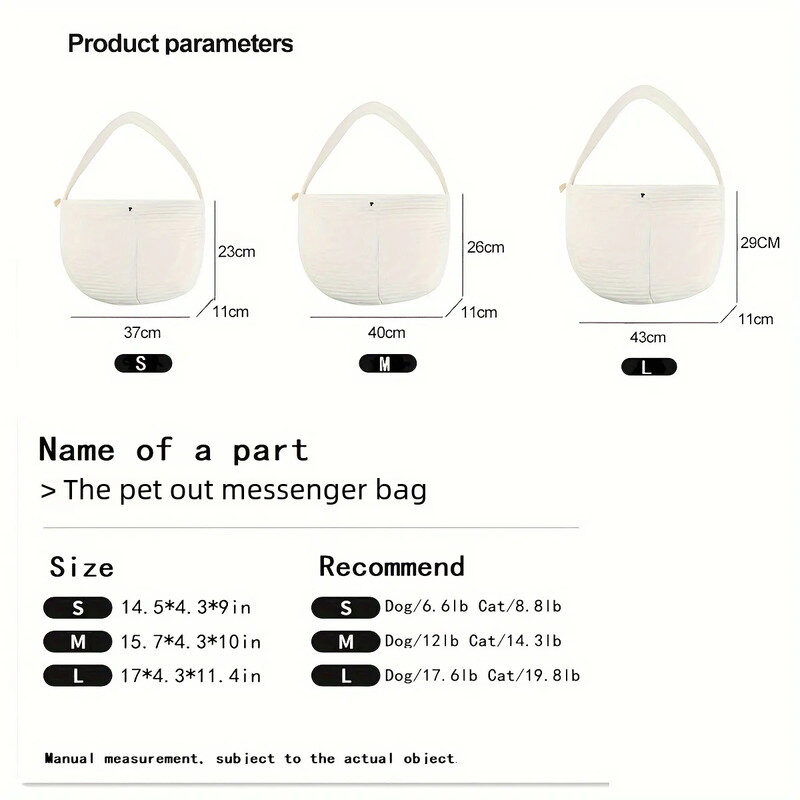 Rankų darbo drobinis vieno peties katės krepšys, naminių gyvūnėlių nešynė, kelioninė lauko rankinė, kvėpuojantis kačiuko diržas, patogus krepšys