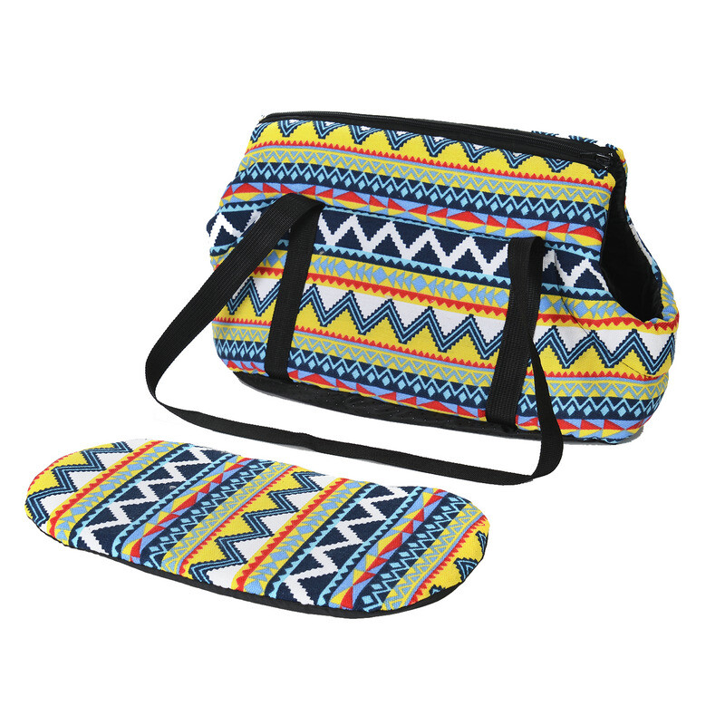 Spausdinti šunų nešioklė naminių gyvūnėlių kuprinė Jaukus minkštas šuniuko katės kačiuko peties krepšys Kelioniniai nešiojami stropų krepšiai, skirti Čihuahua mopsų šunims Produktas