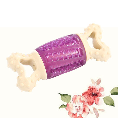 1 vnt. Mažo šuns veido raštas, kaulo formos naminių šunų žaislai Animacinių filmų garsas girgždantys žaislai Kramtomi įkandami žaislai naminių gyvūnėlių reikmenys (žalia)