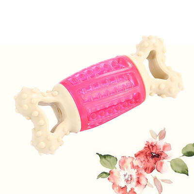 1 vnt. Mažo šuns veido raštas, kaulo formos naminių šunų žaislai Animacinių filmų garsas girgždantys žaislai Kramtomi įkandami žaislai naminių gyvūnėlių reikmenys (žalia)