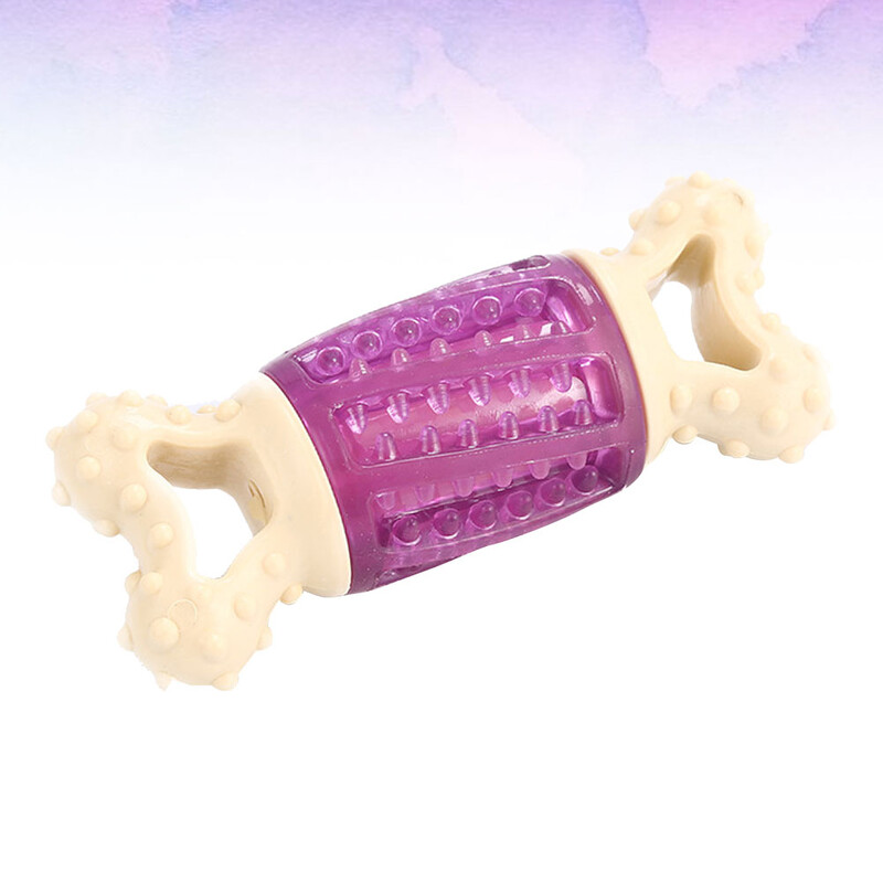 1 vnt. Mažo šuns veido raštas, kaulo formos naminių šunų žaislai Animacinių filmų garsas girgždantys žaislai Kramtomi įkandami žaislai naminių gyvūnėlių reikmenys (žalia)