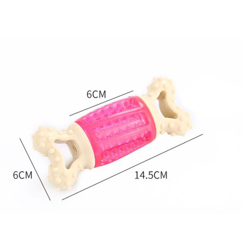 1 vnt. Mažo šuns veido raštas, kaulo formos naminių šunų žaislai Animacinių filmų garsas girgždantys žaislai Kramtomi įkandami žaislai naminių gyvūnėlių reikmenys (žalia)