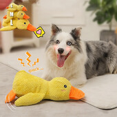 Šuns žaislas trypimas anties įkandimams atsparus šlifavimo dantims valymas Didelis šuo Interaktyvi pramoga Šuniukas kvepiantis augintinis pliušinis žaislas