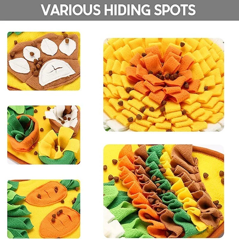 Noul covoraș cu miros pentru animale de companie, pătură pentru antrenament cu miros, divertisment, covoraș interactiv pentru hrană lentă pentru câini, dresaj, jucării educaționale pentru animale de companie