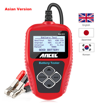 ANCEL BA101 12V auto aku tester analüsaator auto aku koormuse tester 100-2000CCA laadimisahela koormuse diagnostika tööriistad