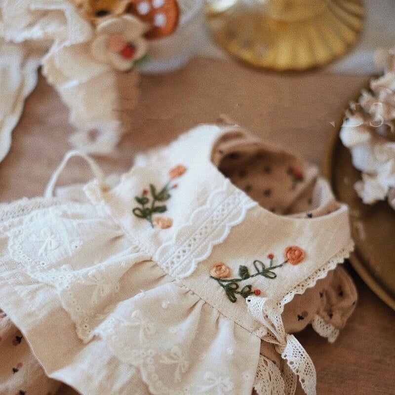 NAUJA šuo Lolita Suknelė Pet Mada Drabužiai princesė šuo Miela Čihuahua Print Balta suknelė