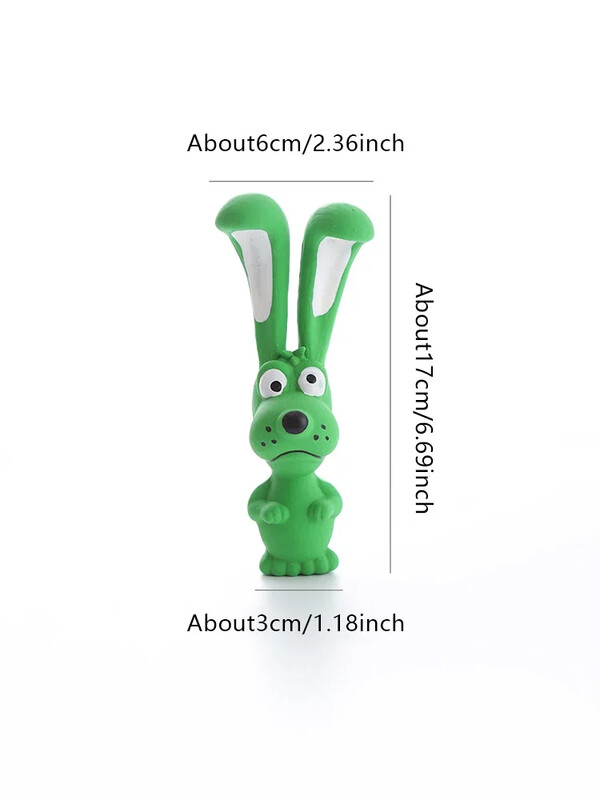 Jucării noi din latex pentru animale de companie, cu urechi lungi, serie de animale iepure, șlefuirea dinților, curățarea dinților, jucării cu sunet din latex natural, accesorii pentru câini