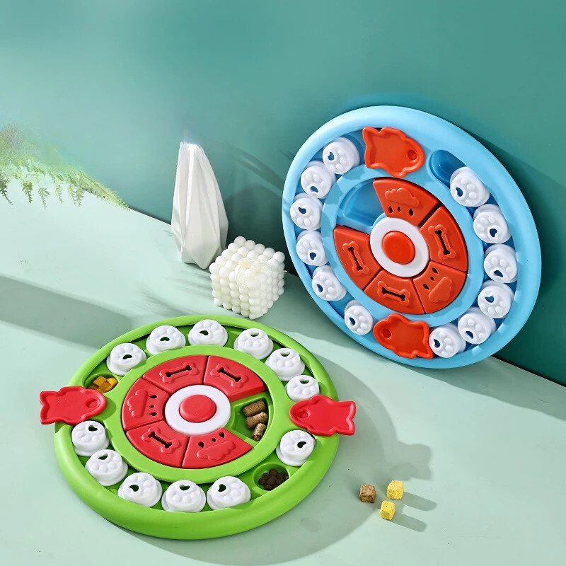 Pret aizrīšanās trauki suņiem laizīšanas šķīvis mājdzīvnieku piederumi suņu mīklu rotaļlietas Lēnā barotājs Interaktīvs palielinājums kucēnu IQ pārtikas dozators