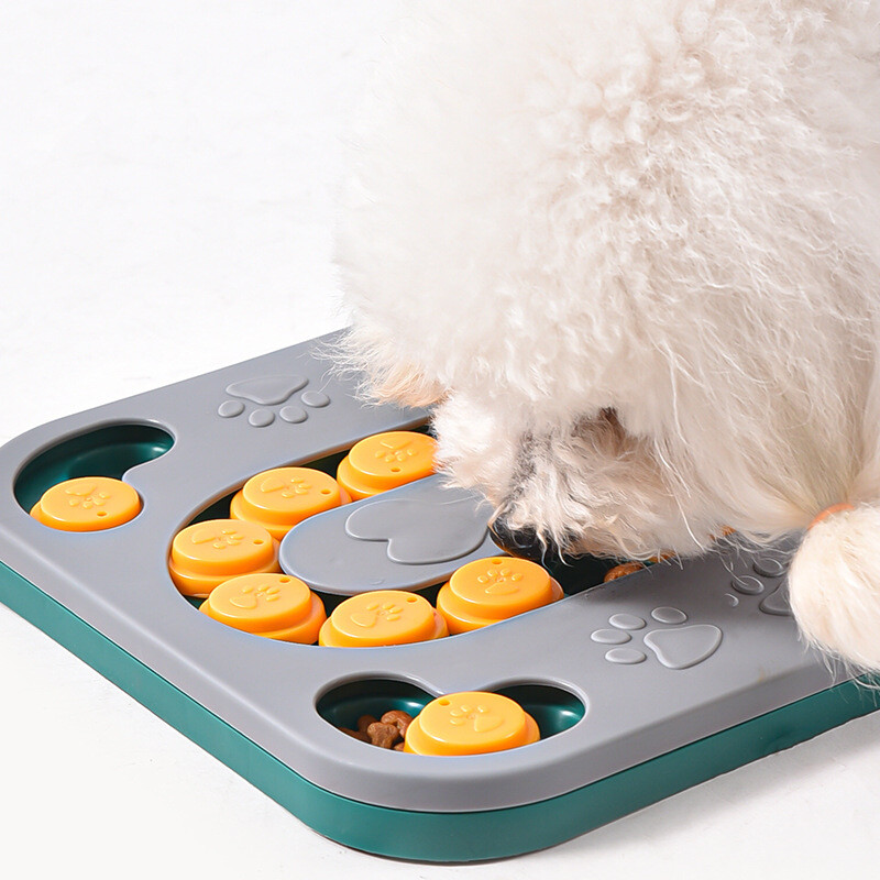 Câini Puzzle Jucării Slow Feeder Interactiv Creștere Puppy IQ Dozator de alimente Mănâncă încet Bol antiderapant Pet Cat Cat Dog Training