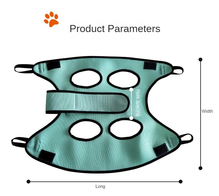 Hamako petnešos kirpimui, hamakas katei ir šuniui, atsipalaidavimas, nagų kirpimas, suvaržymas, diržas kirpimui