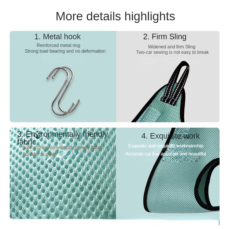 Hamako petnešos kirpimui, hamakas katei ir šuniui, atsipalaidavimas, nagų kirpimas, suvaržymas, diržas kirpimui