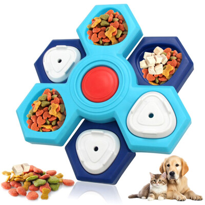 Jucării puzzle pentru câini, distribuire interactivă de tratare, hrănire lentă pentru animale de companie, pentru câini mici și mari, îmbogățire pentru căței, dresaj IQ, puzzle pentru tratarea câinilor