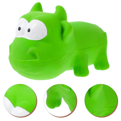 Mājdzīvnieku lateksa rotaļlietas kucēns čīkstošs suns čīkstētājs Ziemeļbrieži maņu šķipsnas Lodīšu zobu griešana Interaktīva vidēja izmēra suņiem Košļāt roku Lieli