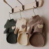 Meilė žiema Šilti naminių šunų rūbai Pagrindiniai marškinėliai Mieli Meilė Meškiukas Meškiukas Jorkšyro džemperis Katė Šilti drabužiai naminiams gyvūnėliams Dizaineris šuniuko drabužiai