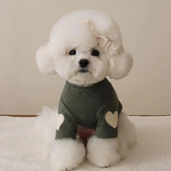 Love Winter Warm Pet Dog Ρούχα Βάσης Πουκάμισο Χαριτωμένο Love Bear Teddy Yorkshire Hoodie Cat Ζεστά ρούχα Ζεστά ρούχα σχεδιαστής για κουτάβι