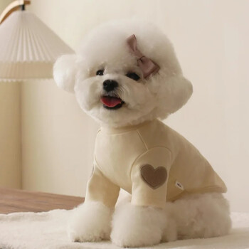 Love Winter Warm Pet Dog Ρούχα Βάσης Πουκάμισο Χαριτωμένο Love Bear Teddy Yorkshire Hoodie Cat Ζεστά ρούχα Ζεστά ρούχα σχεδιαστής για κουτάβι