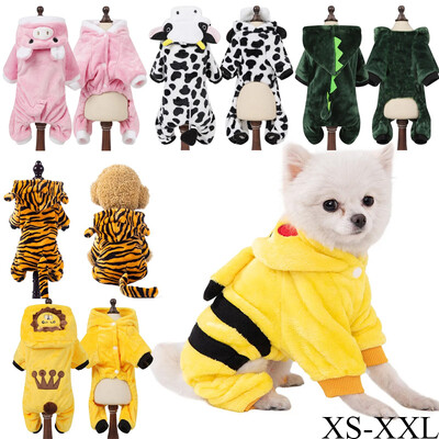 Zimska topla odjeća za pse Odjeća za kućne ljubimce za male srednje pse Chihuahua Teddy Puppy Cat Dinosaur Outfit Hoodies za kućne ljubimce