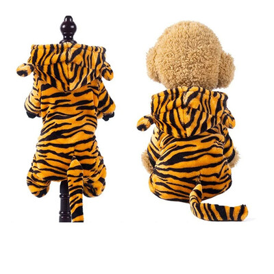 Šilti žieminiai šunų drabužiai naminių gyvūnėlių drabužiai mažiems ir vidutiniams šunims Čihuahua meškiuko šuniuko katės dinozaurų apranga naminių šunų gobtuvai