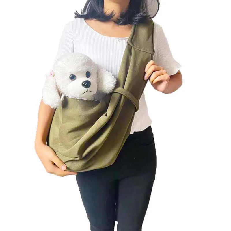 Naminių gyvūnėlių šuniukų nešiojimo krepšys Katės Lauko Kelionės Šuns Pečių Krepšys Medvilninis Patogus Vienvietis Rankinės Nešiojamasis Krepšys