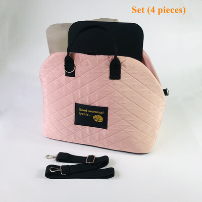 Kačių nešioklė šunų vežimėlis naminiams gyvūnėliams iki 11 lbs, minkštas šoninis kačių krepšys gyvūnų vežėjas Kelioniniai šuniukų vežimėliai, neslystantys šunų nešikliai