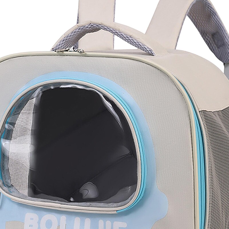 Šuns krepšys permatomas langas Unikalus kvėpuojantis petnešėlė Praktiškas kelioninis krepšys augintiniui