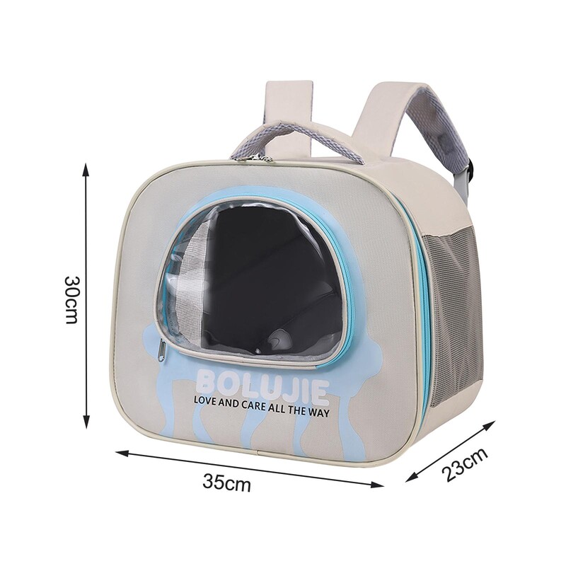 Šuns krepšys permatomas langas Unikalus kvėpuojantis petnešėlė Praktiškas kelioninis krepšys augintiniui