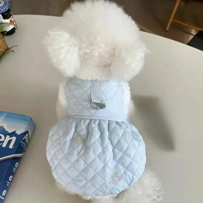 Deimantinis burbulinis moliūgų sijonas rudeniui ir žiemai su pliušiniu ir medvilniniu segtuku su traukimo sagtimi liemenė Meškiukas šunų katė sustorėjusi