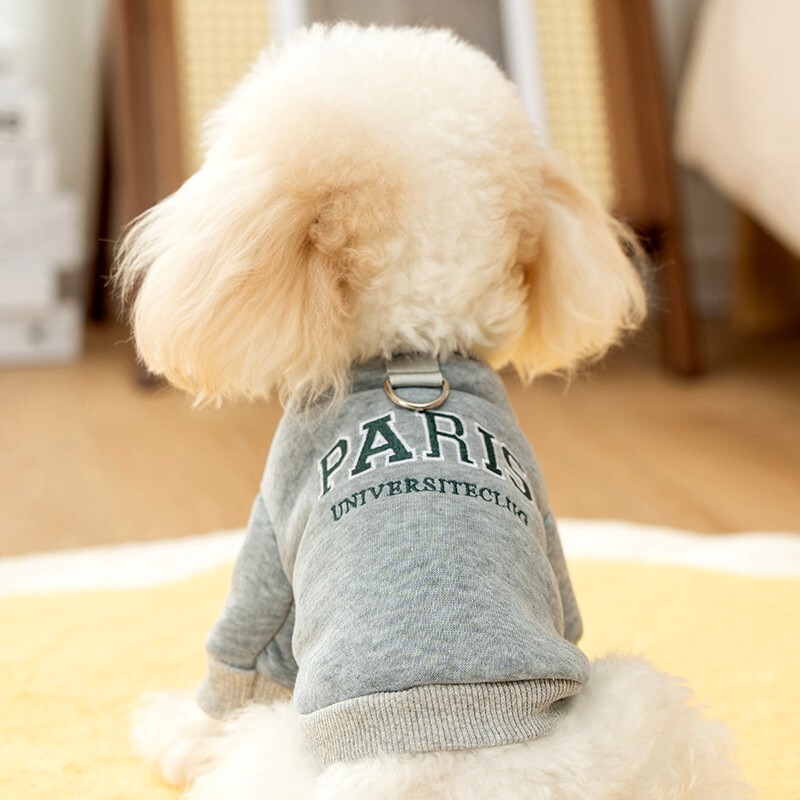 Žieminiai šunų drabužiai naminiams laiškams šunų gobtuvai šuniukų megztinis Šiltas šuns paltas Katės drabužiai Čihuahua prancūzų buldogas 2024 m. šunų megztinis