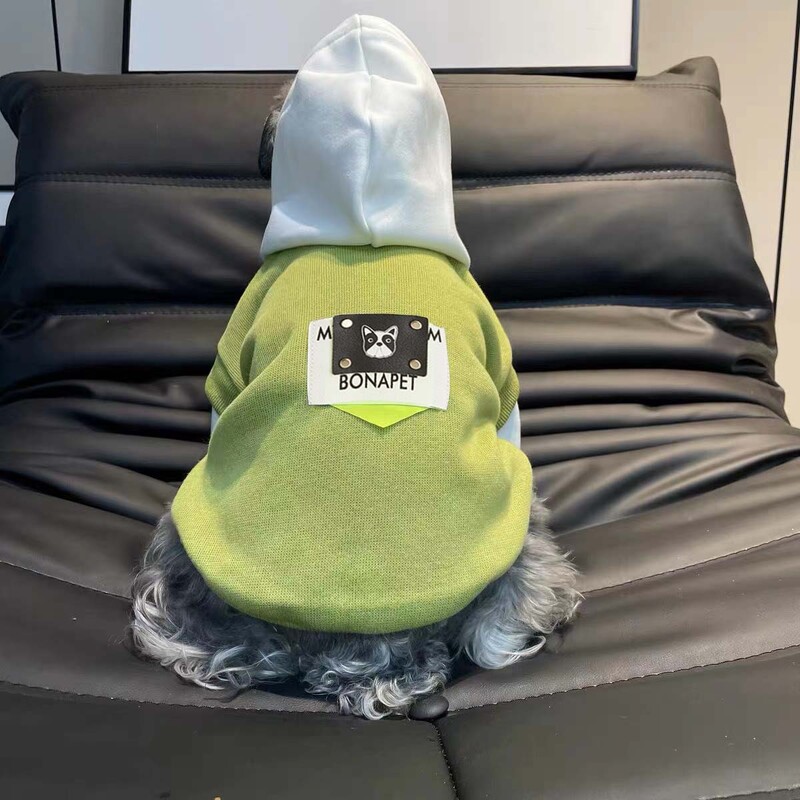 Žieminiai šunų rūbai Madingi megztiniai su gobtuvu minkšti drabužiai mažiems ir vidutiniams šunims Buldogas šuniukas Čihuahua augintinis