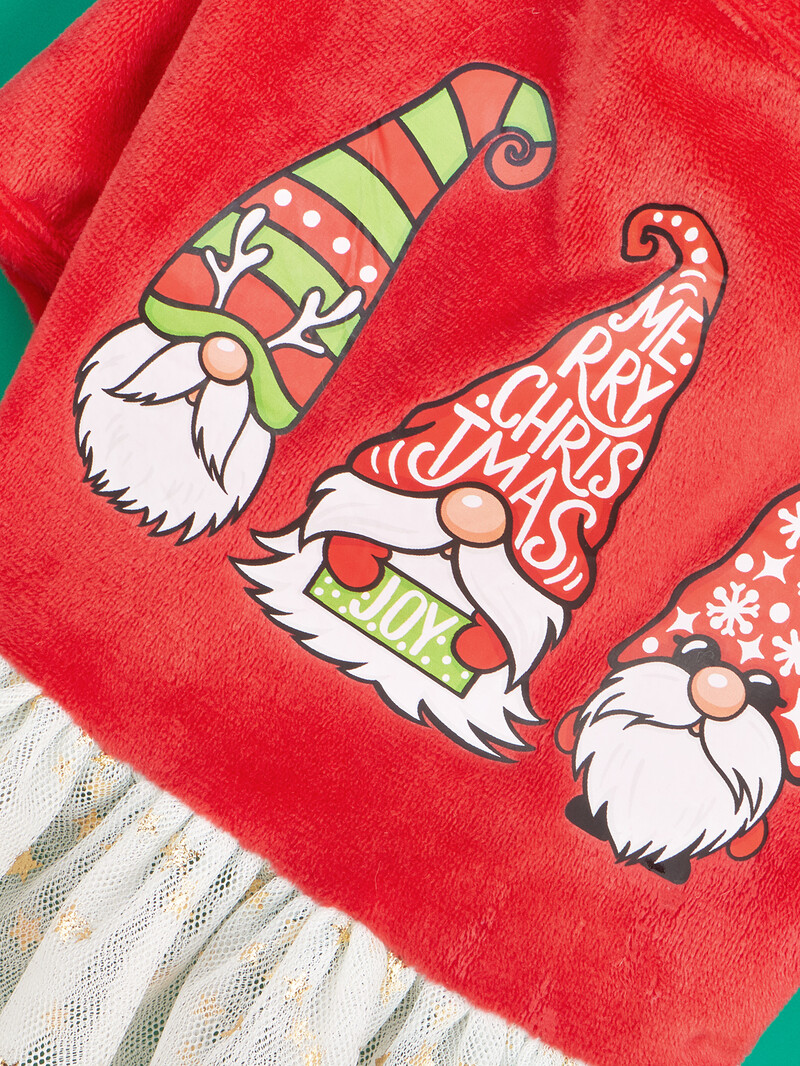 Rochii de Crăciun pentru câini Rochii pentru cățeluși cu imprimeu pitic cu tul și costum de stele Tinuta de petrecere de Crăciun pentru câini pentru câini pisici pentru iarnă H