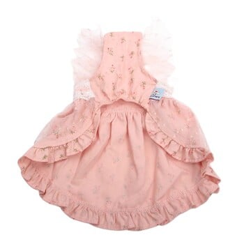 Princess Dog Pet Dress Floral&Flower Design Pet Puppy Пролетно/лятно облекло Облекло