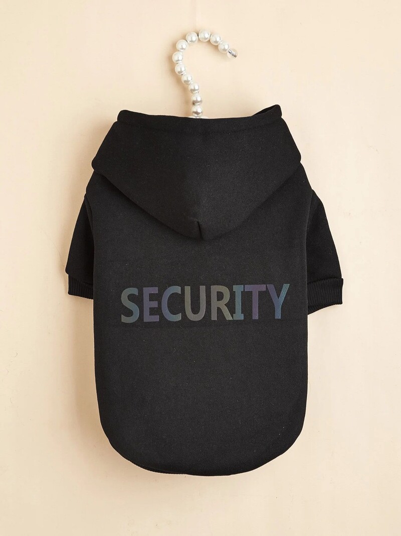 Naminių gyvūnėlių drabužiai šunų kačių megztiniai su aksominiais šiltais ir patogiais drabužiais su F šviesą atspindinčiomis raidėmis, madinga ir aukščiausios klasės