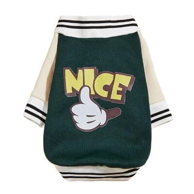 Kisállat ruhák kutya macska kabát meleg és kényelmes ruhák barátságos mozdulatokkal nyomtatott új