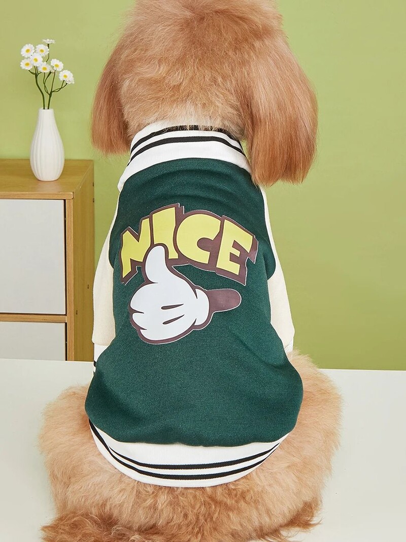 Kisállat ruhák kutya macska kabát meleg és kényelmes ruhák barátságos mozdulatokkal nyomtatott új