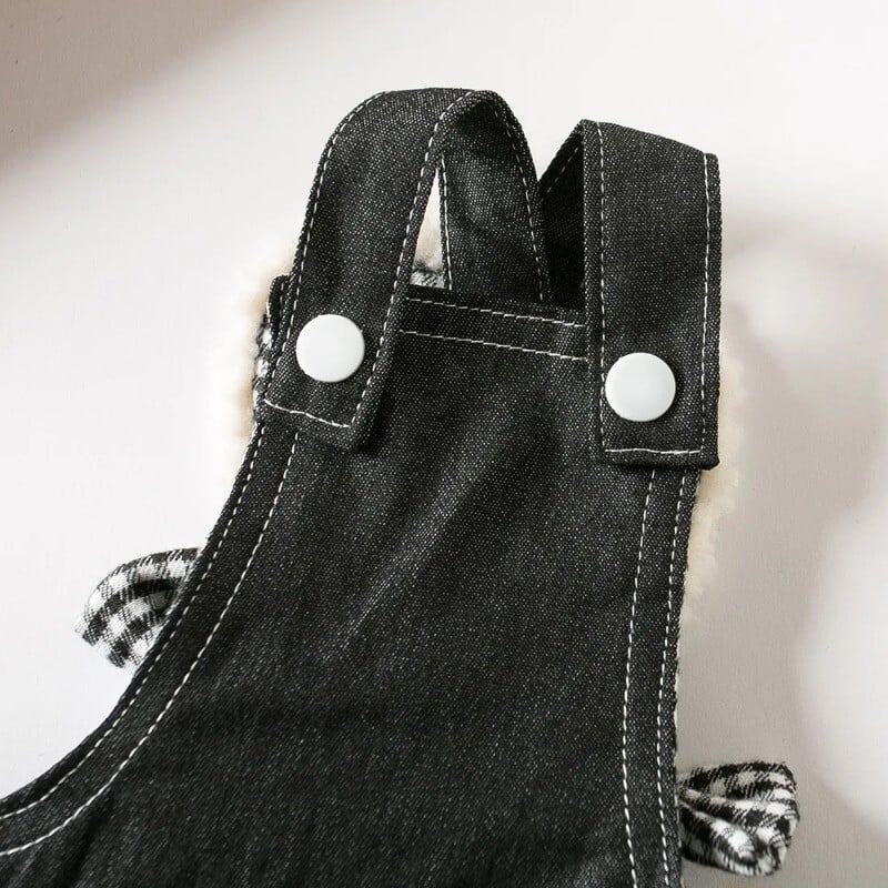 Fusta pentru câini din blugi pentru animale de companie Fusta cu curea retro Love Denim Rochii pentru cățeluși Set cupluri Îmbrăcăminte pentru pisici Rochii pentru câini pentru câini de talie mică